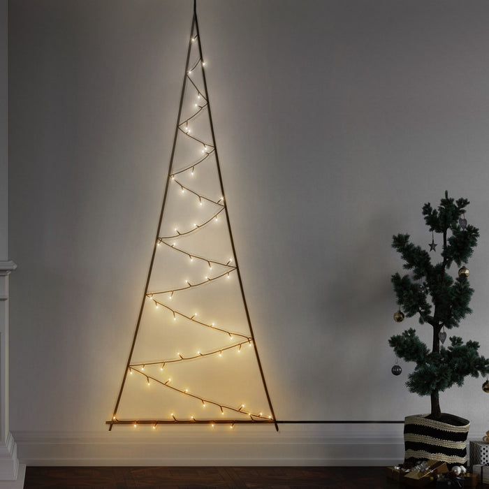 Twinkly Baum Wanddekoration, RGB+W, 70 LEDs, 2m • Lichterketten
