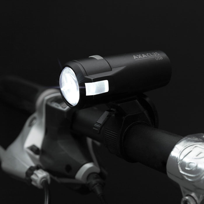 AXA Compactline LED-Fahrrad-Lichtset, wiederaufladbar • Fahrradlampen bei